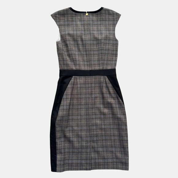 Brooks Brothers Red Fleece Plaid wool blend Sheath Dress Professional Sz 0 - Picture 15 of 15